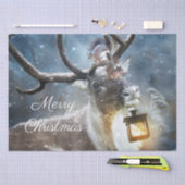 Reindeer Snow Tissuepapier (Craft)