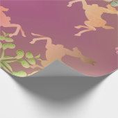 Reindeer & Snowflakes Inpakpapier (Hoek)