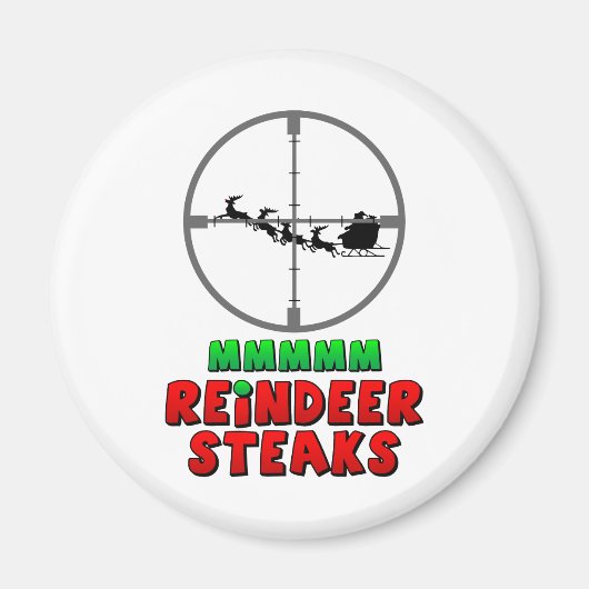 Reindeer Steaks Magneet (Voorkant)