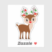 Reindeer Sticker (Vel)
