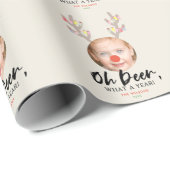 Reindeer Tan Funny Kerstfeestdag - Wrapping Pape Cadeaupapier (Rol Hoek)