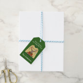 Reindeer Tangled Licht lelijke kerstkeuken Cadeaulabel (Met Touw)