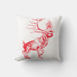 Reindeer Toile de Jouy Pillow Kussen