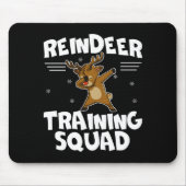 Reindeer Training Squad Deer Team Xmas Running New Muismat (Voorkant)