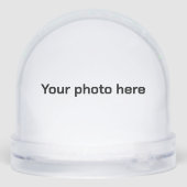 Reindeer with Christmas lights in the snow Sneeuwbol (Achterkant)