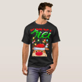 Reindeer Xmas Lights Cousin Crew Reindeer Christma T-shirt (Voorkant volledig)