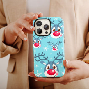 Reindeerkerstsneeuw Flakes iPhone Case Mate