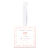 Reindeerpatroonfoto Mijn eerste kerstfeest 3 foto Decoratie (Voorkant)