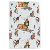 Reindeers and Kitty Cats Medium Cadeauzakje (Voorkant)
