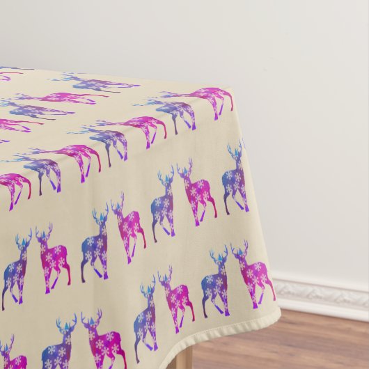 Reindeers Christmas Art Tafelkleed (Voorbeeld)