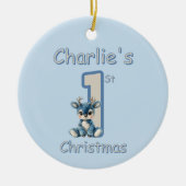Reindeer's First Christmas! Keramisch Ornament (Voorkant)