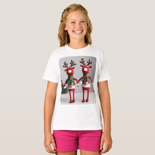 Reindeers  t-shirt (Voorkant volledig)
