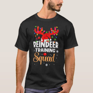 Reindeertrainingsplein kerstteam met Xma T-shirt