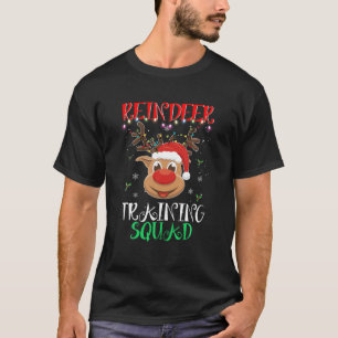 Reindeertrainingsplein met Kerstmis, team GIF T-shirt