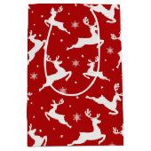 Reindeffectachtergrond naadloos patroon medium cadeauzakje (Voorkant)