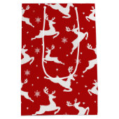 Reindeffectachtergrond naadloos patroon medium cadeauzakje (Achterkant)