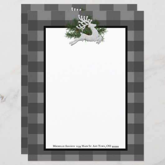 Reindeffer Buffalo Pset Stationery (Voorkant / Achterkant)