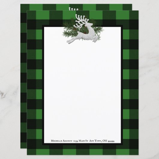 Reindeffer Buffalo Pset Stationery (Voorkant / Achterkant)