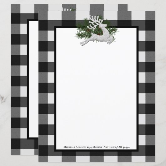 Reindeffer Buffalo Pset Stationery (Voorkant / Achterkant)