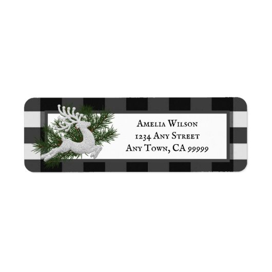 Reindeffer Buffalo-speldenlabel Etiket (Voorkant)