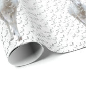 Reindeffer in Snowstorm Wrapping Paper Cadeaupapier (Rol Hoek)