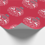 Reindekerkerstversiering Vervulpapier Cadeaupapier (Hoek)