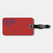 Reindekerst Bagagelabel (Achterkant horizontaal)