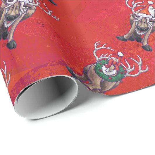 Reindekerst Cadeaupapier (Rol Hoek)