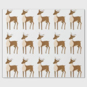 Reindekerst Cadeaupapier (Vlak)