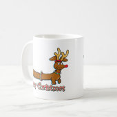 Reindekerst Doxie Koffiemok (Voorkant links)