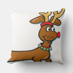 Reindekerst Doxie Kussen