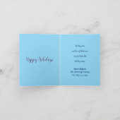 Reindekerst Feestdagen Kaart (Binnen)