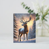 Reindekerst Feestdagenkaart (Staand voorkant)