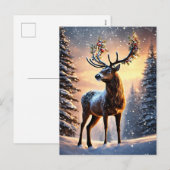 Reindekerst Feestdagenkaart (Voorkant / Achterkant)