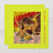 Reindekerst Feestdagenkaart (Voorkant / Achterkant)