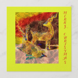 Reindekerst Feestdagenkaart