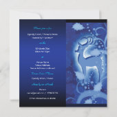 Reindekerst Kerstmis winter wonderland Kaart (Achterkant)