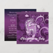 Reindekerst Kerstmis winter wonderland Kaart (Voorkant / Achterkant)