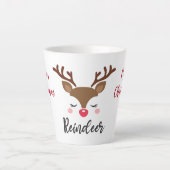 Reindekerst-latte Mok (Voorkant)