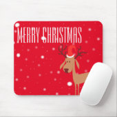 Reindekerst-Mousepad Muismat (Met muis)