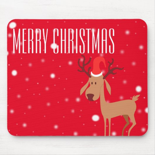 Reindekerst-Mousepad Muismat (Voorkant)