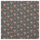Reindekerst Oh Deer Seamless Pattern Stof (Swatch)