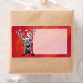 Reindekerst op groen etiket (Insitu)
