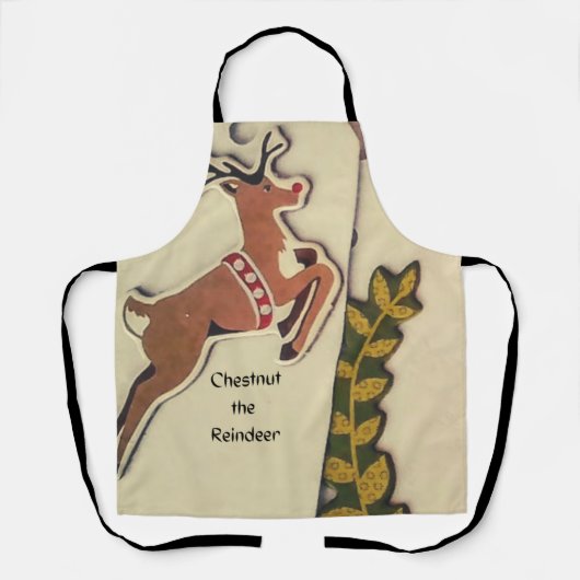 Reindekerst Schort (Voorkant)