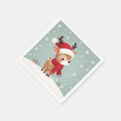 Reindekerst Servet (Hoek)