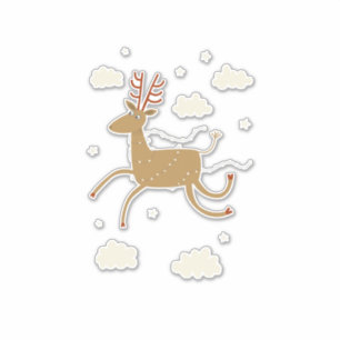 Reindekerst Sticker