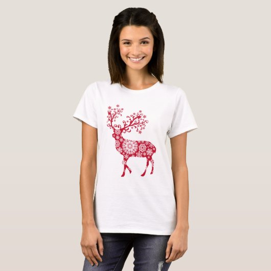 Reindekerst T-shirt (Voorkant volledig)