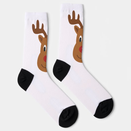 Reindekerst-T-shirt Sokken (Rechts)