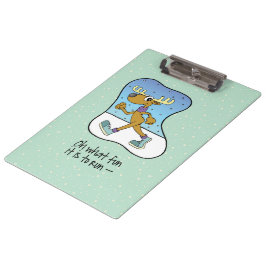 Reindekerst tijdens de oefening klembord