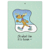 Reindekerst tijdens de oefening klembord (Achterkant)